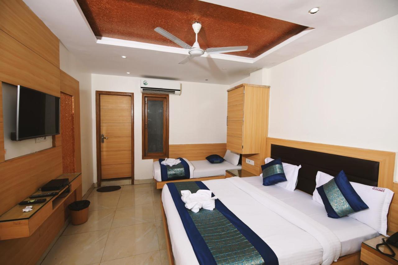 Hotel Lav Kush Deluxe " 3 Min Walking From New Delhi Railway Station " Kültér fotó